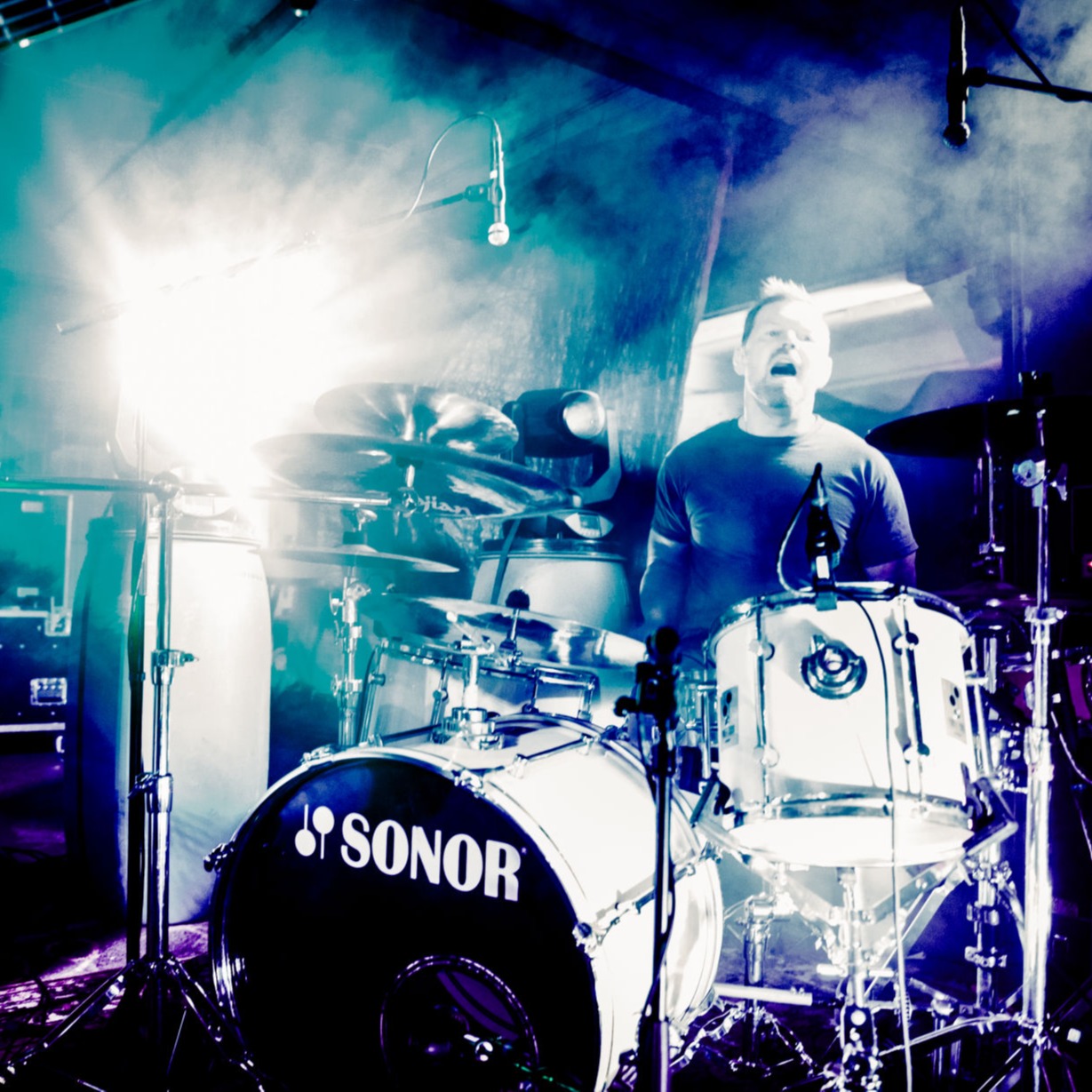 orangepeeler LIVE, Martin @ Drums